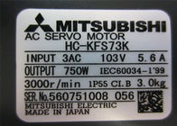 low inertia, low power 0.75kw 3000r/min HC-KFS73K Mitsubishi Industrial Servo Motor