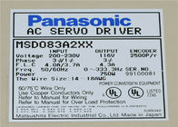 750W 200-230V Panasonic MSD Minas AC Servo Motor Driver MSD083A2XX 2500p/r