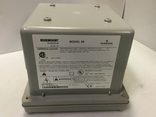 56-03-22-38-HT Emerson Analyzer Dual Input Control 265VAC 50/60Hz 20 Watt