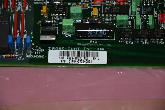 01984-2731-0001 EMERSON PCB CONTROL BOARD TEMPERATUUR INPUT FIC RS3