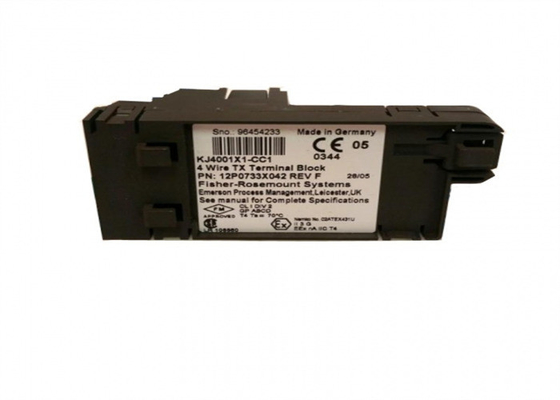 Emerson redundante voedingsmodule DeltaV KJ4001X1-CC1 12P0733X032 4-draads TX-aansluitblok