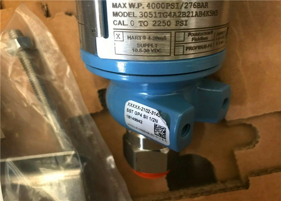 Rosemount 3051T in-line manometerdruktransmitter 3051TG4A2B21A –14,7 tot 4000 psi