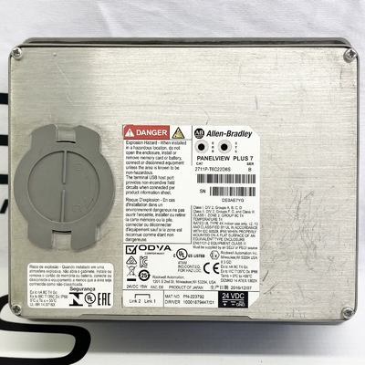 Allen Bradley PanelView Plus 7 standaard HMI-aanraakscherm 2711P-T6C22D8S-B