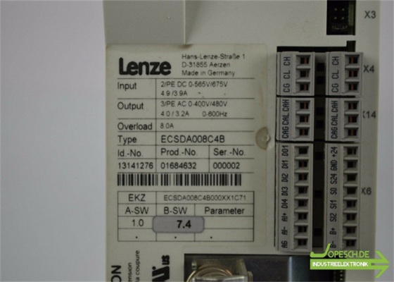 Lenze ECSDA008C4B SERVOSASMODULE DOORDUWVARIANT 0 AMP