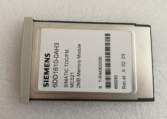 SIEMENS 6DD1610-0AH3 Geheugenkaart 2MB Mc521 Df Cs Fa PLC Support Products IPC