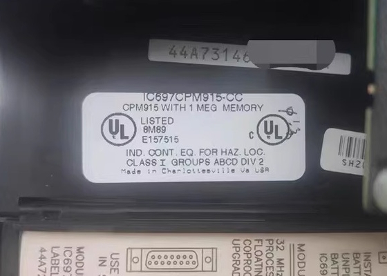 GE Fanuc IC697CPM915 Centrale Verwerkingseenheid 64 MHz 32-bit Floating Series 90-70