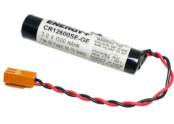 IC697ACC701 GE Lithiumbatterij 3VDC 1.4Ah Connector PLC Cylindrisch