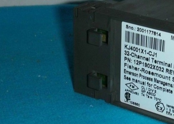 EMERSON KJ4001X1-CJ1 32-kanaals klemmenblok 30 VDC 1 mm piek 150 Hz
