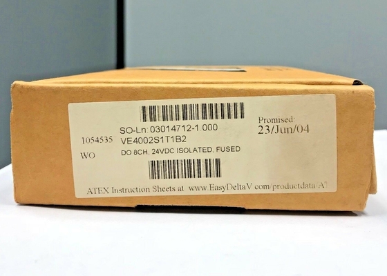 De Inputmodule 8CH 24VDC Geïsoleerd W van EMERSON VE4002S1T1B2/Eindblok