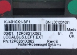 EMERSON KJ4010X1-BF1 Servo Aandrijvingen LocalBus Extender Kabelassemblage 12 VDC