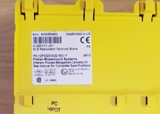 EMERSON Kj2201x1-Ja1 12p3323x022 TERMINAL BLOCK 30 MA per kanaal