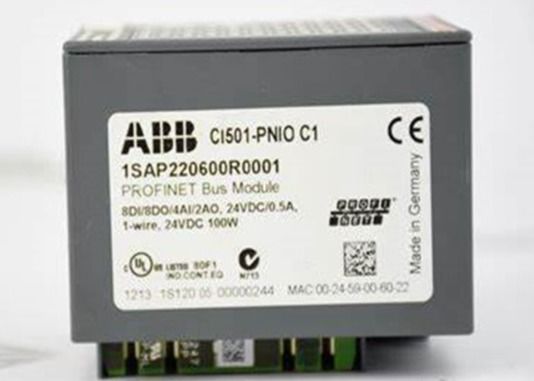 PLC van de de Busmodule 8DI 8DO 4AI van ci501-PNIO 1SAP220600R0001 S500 Transistor