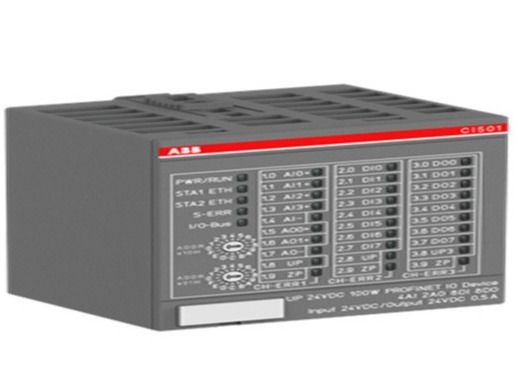 PLC van de de Busmodule 8DI 8DO 4AI van ci501-PNIO 1SAP220600R0001 S500 Transistor