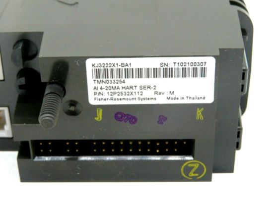 KJ3222X1-BA1 Rosemount Emerson Redundant Power Supply Module 8PT Analoog HART Input