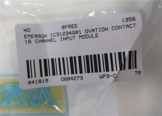 1C31234G01 PLC module van Emerson Westinghouse van de Inputmodule de analoge input-output