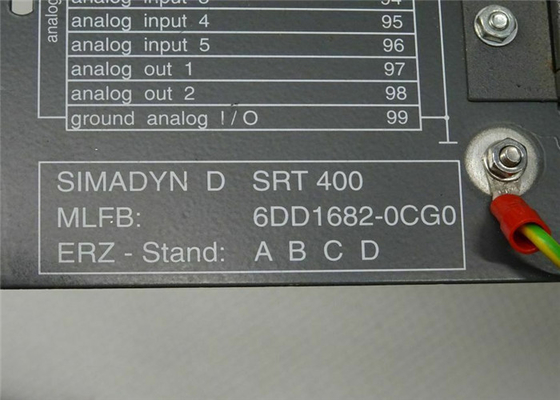 6DD1682-0CG0 het Rek SRT400 van Siemens SIMADYN D met voeding 115/AC 230 V voor het CITIZENSE BAND van T400 en COMMBOARD-2 vrije groeven
