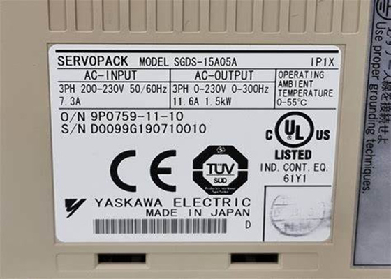 Yaskawa SGDS-15A05A Servopack Controller Servo SIGMA III Series 200-230 VAC