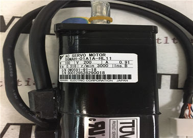 Yaskawa AC Industrial Servo Motor  SGMAH-01A1A-HL11 100W  200V