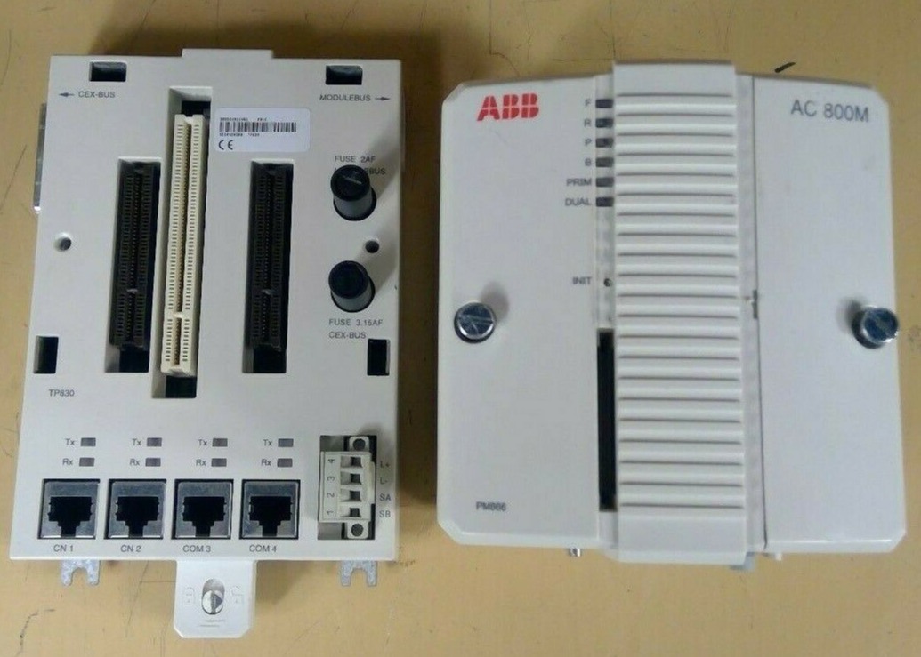ABB van 3BSE050198R1 PM866K01 Processor Unit 133MHz en 64MB. 24 V DC, 4A. 0,09 ms. nieuw origineel.